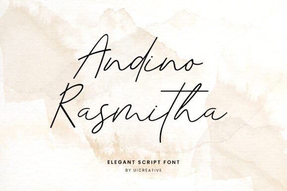 Andino Rasmitha: The Elegant Script Typeface for Web & Branding