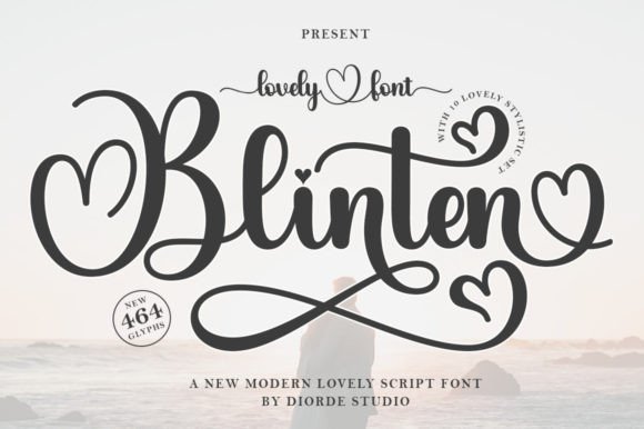 Blinten: A Handwritten Typeface for Modern Editorial Design