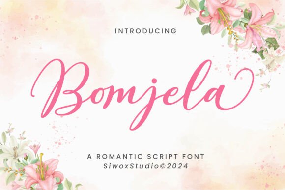 Bomjela: A Handwritten Typeface for Elegant Editorial Design