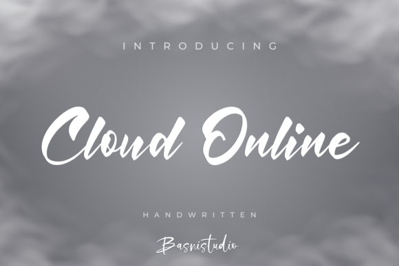 Cloud Online: The Playful Typeface for Handmade Branding