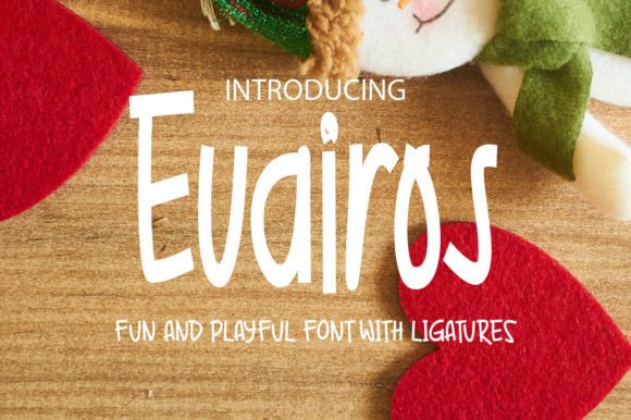 Evairos: A Playful Typeface for Modern Editorial Design