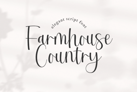 Farmhouse Country: A Modern Script Typeface for Authentic Web Design
