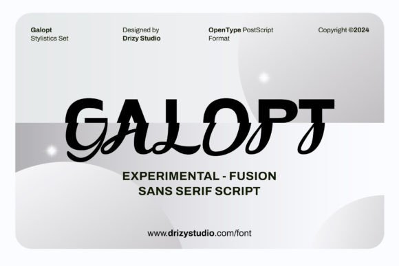 Galopt: The Script Font That Elevates Your Brand Identity