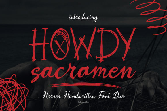 Howdy Sacramen: The Perfect Horror Script Font for Handmade Brands