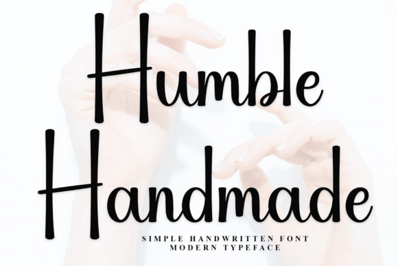 Humble Handmade: A Delicate Script Typeface for Elegant Web Design