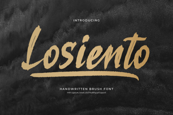 Losiento: The Perfect Brush Font for Handmade Branding