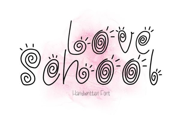Love School: The Perfect Handwritten Typeface for Playful Web Design