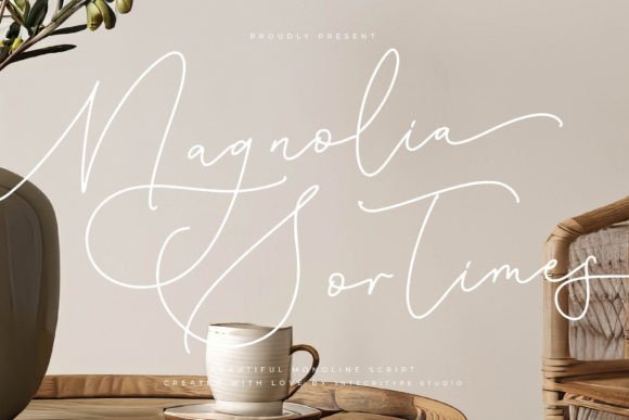 Magnolia Sortimes: A Modern Handwritten Typeface for Editorial Design