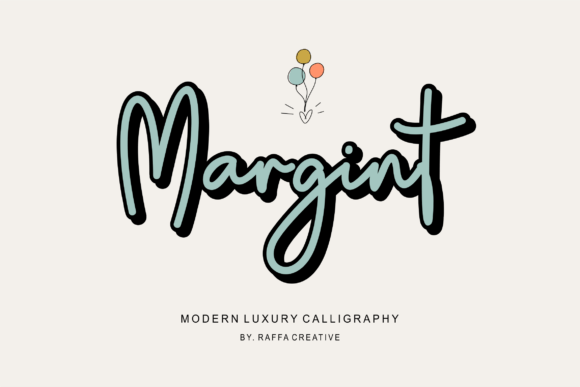 Margint: A Modern Script Font for Authentic Brand Identity