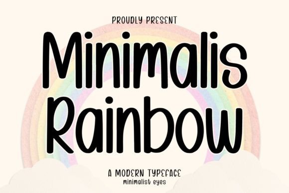 Minimalis Rainbow: The Perfect Typeface for Festive Branding
