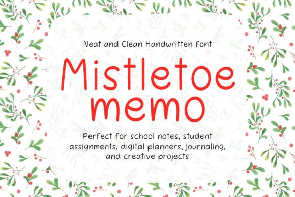 Mistletoe Memo: The Clean Script Font for Clearer Campaigns