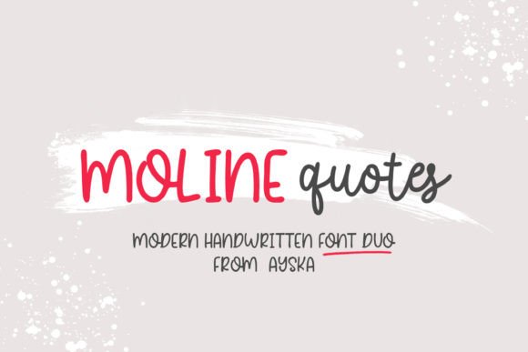 Moline Quotes Duo: A Premium Typeface for Editorial Design