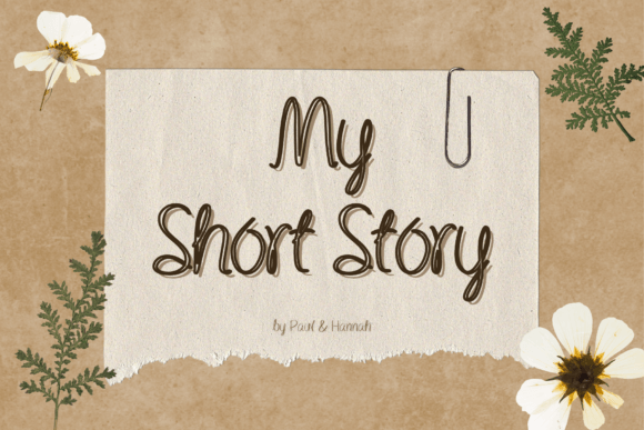 My Short Story: A Handwritten Typeface for Digital Branding