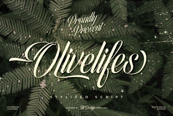 Olivelifes Script Font: Elevate Your Small Business Brand Identity