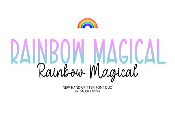 Rainbow Magical Duo: The Creative Font for Scroll-Stopping Campaigns