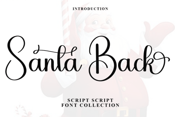 Santa Back: A Soft Script Typeface for Authentic Brand Identity