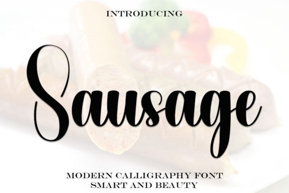 Sausage: The Handwritten Typeface That Elevates Campaign Visuals