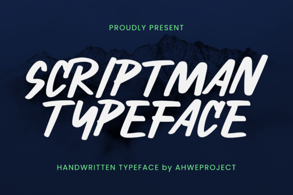 Scriptman: A Hand-Drawn Typeface for Authentic Brand Identity