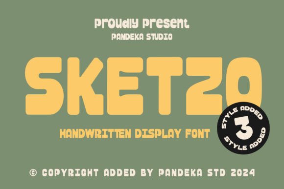Sketzo: The Playful Handwritten Typeface for Your Next Craft Project