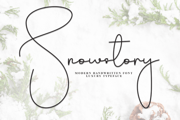 Snowstory: The Handwritten Display Font That Elevates Campaign Creativity