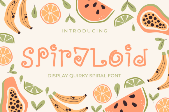Spiraloid: The Quirky Typeface That Transforms Your Handmade Shop