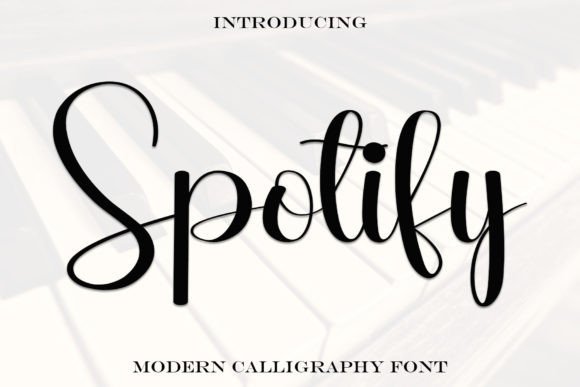 Spotify: The Perfect Handwritten Typeface for Your Craft Shop
