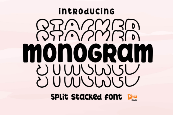 Stacked Monogram: The Premium Typeface for Bold Campaign Headlines