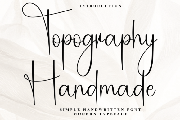 Topography Handmade: A Timeless Typeface for Editorial Design