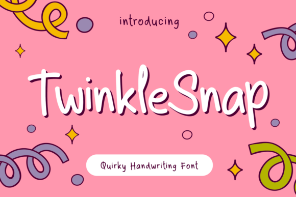 Twinkle Snap: A Quirky Typeface for Playful Editorial Design