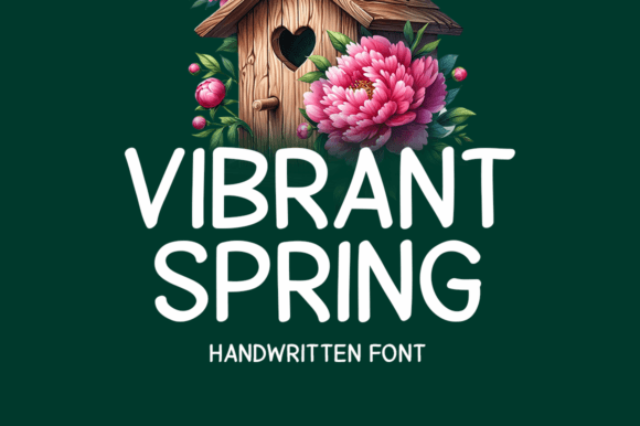 Vibrant Spring Typeface: A Designer's Take on Digital Type